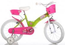 DINO BIKES - Bicicleta cu roti ajutatoare Poly Pocket 154N