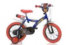 DINO BIKES - Bicicleta cu roti ajutatoare Spiderman 143G