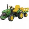 Peg perego - tractor jd ground force cu remorca