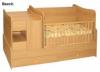 Bertoni - patut din lemn modular mini max beech