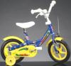 Dino bikes - bicicleta cu roti ajutatoare albastra