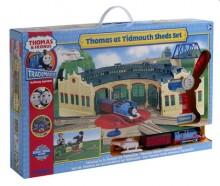 TOMY - Thomas set "la hangarul Tidmouth"