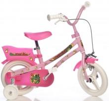 DINO BIKES - Bicicleta cu roti ajutatoare roz 810FL