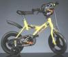 DINO BIKES - Bicicleta cu roti ajutatoare galbena 123GLN