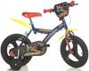 DINO BIKES - Bicicleta cu roti ajutatoare albastra 143GLN