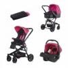 Chipolino - carucior maxima x3m 3 in 1 pink