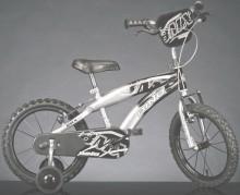 DINO BIKES - Bicicleta cu roti ajutatoare gri 165 XC
