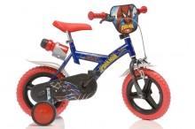 DINO BIKES - Bicicleta cu roti ajutatoare Spiderman 123GLS