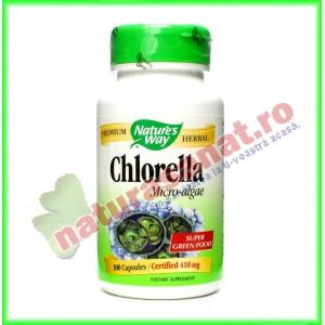 Chlorella Micro-Algae 410mg 100 capsule - Nature's Way - Secom