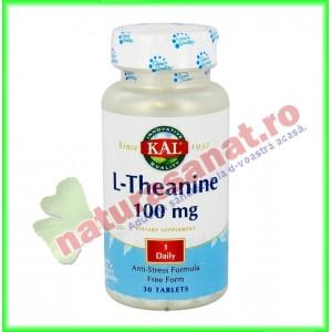 L-Theanine 100mg 30 tablete ActiTab - KAL/Solaray (Secom)