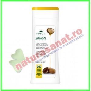 Lotiune Tonica Reconfortanta cu Ulei de Argan Bio si Extract Bio de Aloe Vera 200 ml - Cosmetic Plant