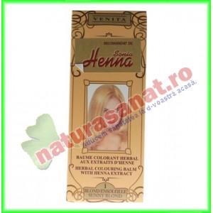 Henna Balsam Colorare Nr.1 Blond Auriu 75 ml - Henna Sonia