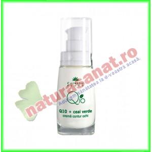 Crema Contur Ochi cu Q10 si Ceai Verde 30 ml - Cosmetic Plant