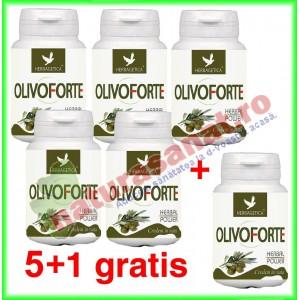 PROMOTIE Olivoforte 40 capsule 5+1 gratis - Herbagetica
