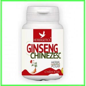 Ginseng Chinezesc (Panax Ginseng) 40 capsule - Herbagetica