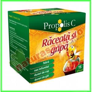 Propolis C Raceala si Gripa 15 plicuri - Fiterman Pharma