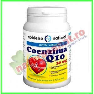 Coenzima Q10 704,4 mg 30 capsule gelatinoase moi - Noblesse Natural