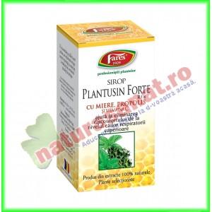 Plantusin Forte Sirop cu miere, propolis si vitamina C 100 ml - Fares Trading