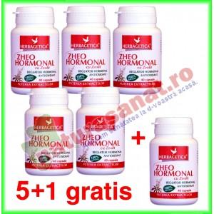 PROMOTIE Zheo Hormonal 40 capsule 5+1 gratis - Herbagetica