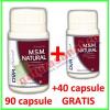 Msm natural promotie 90+40 capsule gratis - dvr pharm