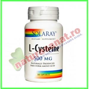 L - Cysteine 500 mg 30 capsule - Solaray - Secom