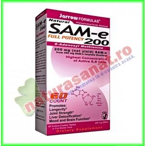 SAM-e 200mg 60 tablete protejate enteric - Jarrow Formulas (Secom)