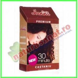 Henna Premium Castaniu 60 g - Henna Sonia