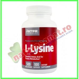 L - Lysine 500mg 100 capsule - Jarrow Formulas - Secom