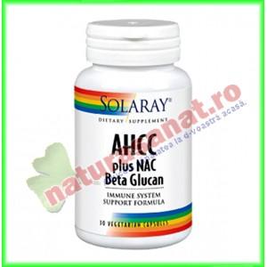 AHCC plus NAC & Beta Glucan 30 capsule vegetale - Solaray (Secom)
