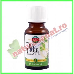 Tea Tree Oil (Ulei de Abore de Ceai) 15ml -  KAL / Solaray (Secom)
