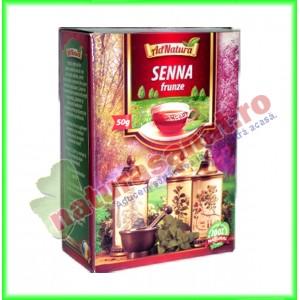 Ceai Senna Frunze 50 g - Ad Natura