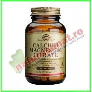 Calcium Magnesium Citrate 50 tablete - Solgar
