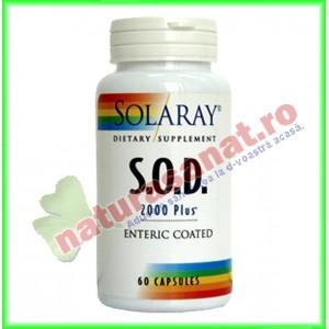 SOD 2000 Plus 60 capsule protejate enteric - Solaray