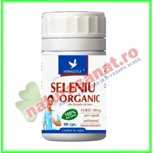 Seleniu organic 80 capsule - Herbagetica