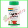 Cayenne ( ardei iute ) 450 mg 100 capsule vegetale - solaray - secom