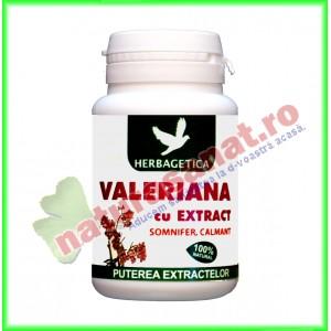 Valeriana cu Extract 40 capsule - Herbagetica