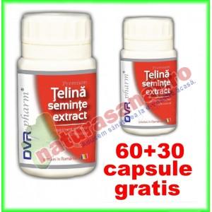 Telina seminte extract PROMOTIE 60+30 capsule GRATIS - DVR Pharm
