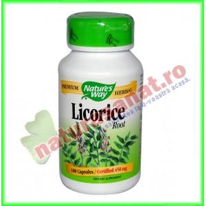 Licorice (Lemn Dulce) 100 capsule - Nature's Way