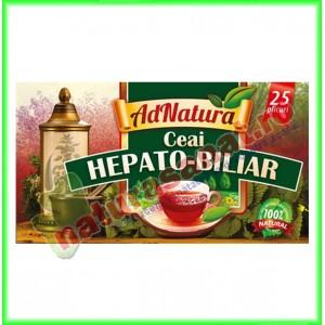 Ceai Hepato-Biliar 25 plicuri - Ad Natura
