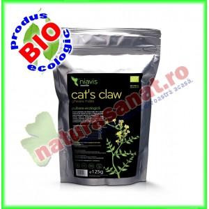 Cat's Claw (Gheara Matei) Pulbere Ecologica Bio 125 g - Niavis