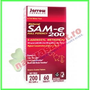 SAM-e 200mg 60 tablete protejate enteric - Jarrow Formulas - Secom