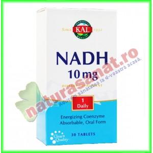 NADH 10 mg 30 tablete filmate gastrorezistente - KAL - Secom