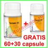 Turmeric 3x promotie 60+30 capsule gratis - dvr pharm