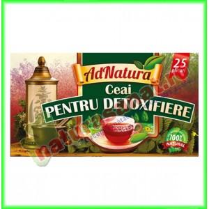 Ceai Pentru Detoxifiere 25 plicuri - Ad Natura