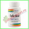 Folic Acid 100 capsule - Solaray - Secom