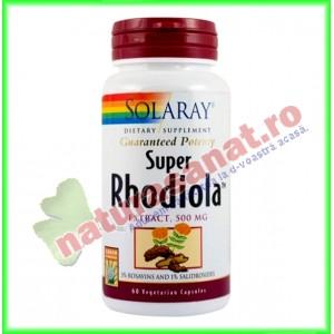 Super Rhodiola 500mg 60 capsule vegetale - Solaray - Secom