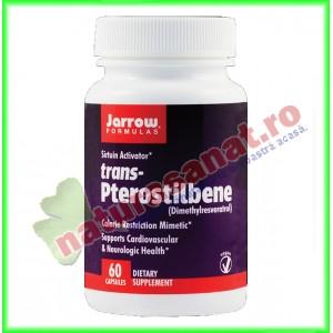 Trans - Pterostilbene 50 mg 60 capsule vegetale - Jarrow Formulas - Secom