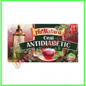 Ceai Antidiabetic 25 doze - Ad Natura