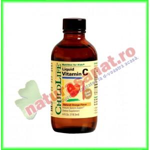 Vitamin C (Vitamina C lichida pentru copii) 118,50 ml (gust de portocale) - Childlife Essentials (Secom)