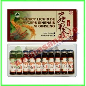 Extract de Cordyceps si Ginseng 10 fiole x 10 ml - L$L Plant